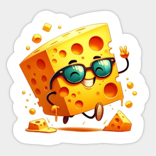 Cool Cheese Sticker